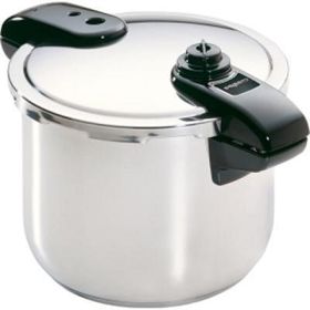 8Qt SS Pressure Cooker - Fast, Flavorful, and Nutrient-Preserving Stainless Steel Cooking