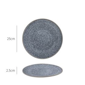 Color: Picture color, Size: Medium - Creative Steak Dinner Plate, Home Flat Plate, Western Plate, Nordic Tray, Large Plate Restaurant