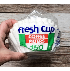 1 PACK : FRESH CUP coffee filters, 150 Filters