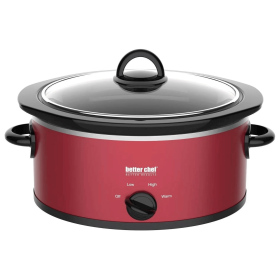 Better Chef 3-Quart Oval Slow Cooker with Removable Stoneware Crock - Preserving Flavors and Convenience in One Pot
