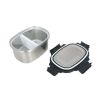 Mainstays 33 oz Rectangular Insulated Food Container, Stainless Steel