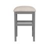Rustic 5pc Dining Set Counter Height Dining Table w Storage drawer Faux Marble Top 4x Stools Light Gray Dining Room Furniture
