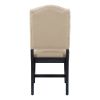 TREXM Functional Furniture Retro Style Dining Table Set with Extendable Table and 4 Upholstered Chairs for Dining Room and Living Room(Espresso)