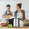2 Speed Electric Wide Mouth Centrifugal Juice Extractor - as show